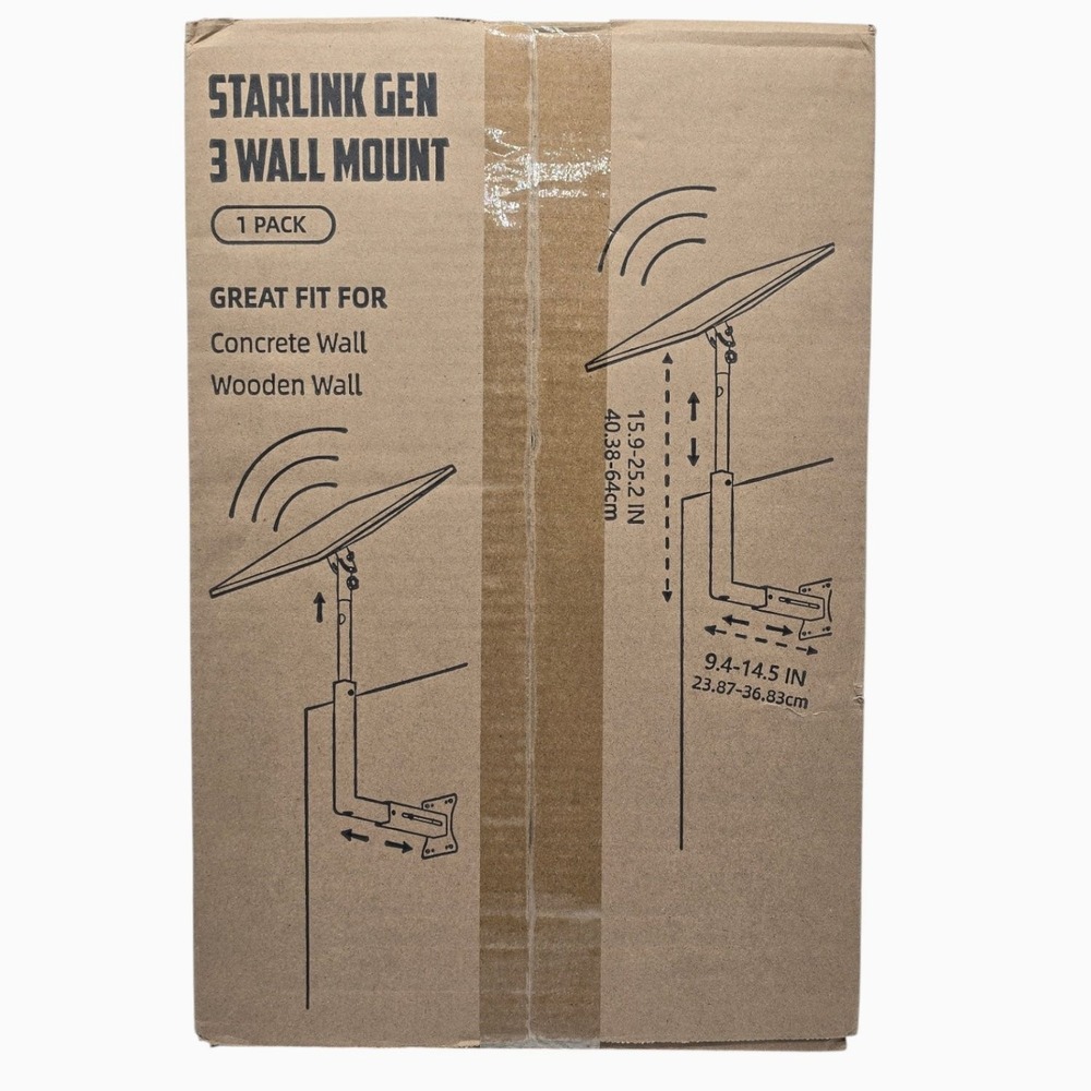 Bloazzup Starlink‎ Gen 3/4/4X Wall Mount Adjustable Telescoping Arm Weatherproof